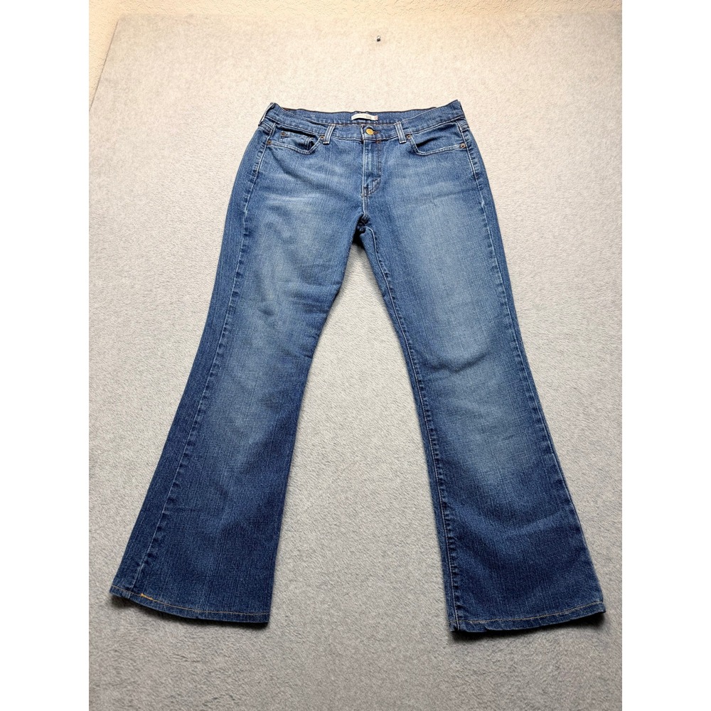 Levis 515 Bootcut Jeans Womens 12M Medium Wash Blue Stretch Denim